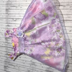Rare Editions Purple Toddler Floral Dress